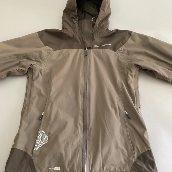 Helly Hansen Tech XS Brown Soft Shell Jacket Hood - Picture 9 of 9